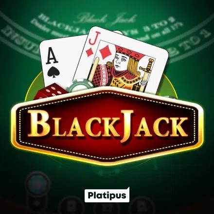Blackjack slot visual from Platipus available on casinorewards.si