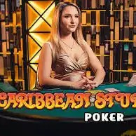 Caribbean Stud Poker by Evolution, showcased at casinorewards.si – game logo