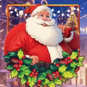Christmas Wheel logo by KA Gaming at rewards-casino