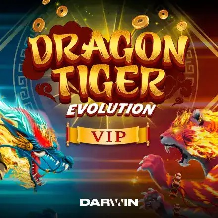 Dragon Tiger Evolution VIP logo by Darwin Gaming at rewards-casino