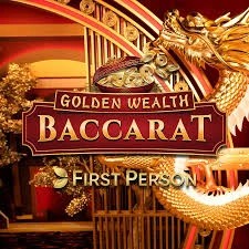 Golden Wealth Baccarat slot visual from Evolution available on casinorewards.si
