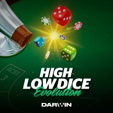 Try High Low Dice Evolution slot by Darwin Gaming on casinorewards.si – logo image