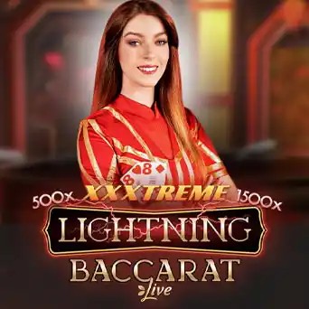 Enjoy Lightning Baccarat by Evolution – logo hosted on casinorewards.si