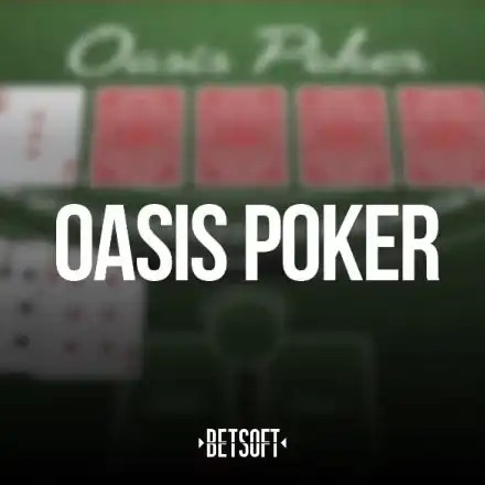 Oasis Poker slot visual from Betsoft Gaming available on casinorewards.si