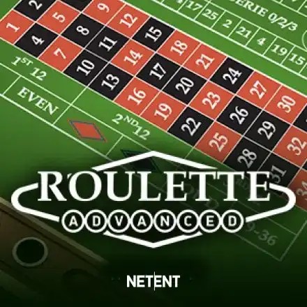 Roulette Advanced online game logo by NetEnt on casinorewards.si