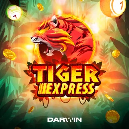 Tiger Express online game logo by Darwin Gaming on casinorewards.si